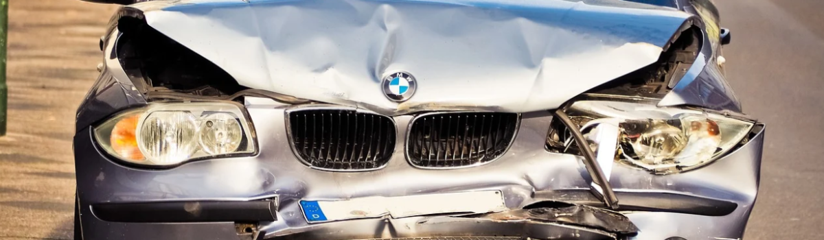 damaged car