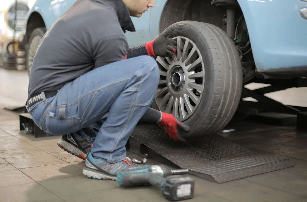 car breaking